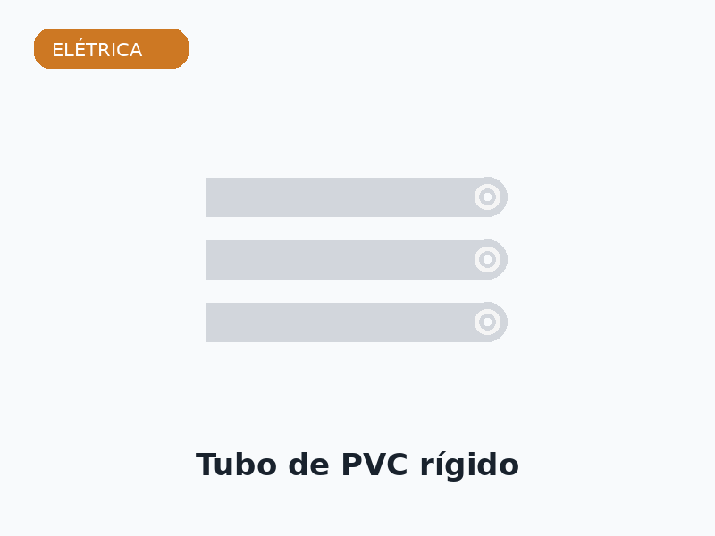 Tubo de PVC rígido