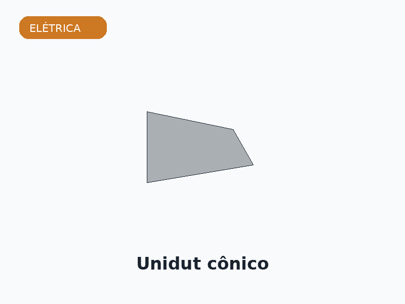 Unidut cônico